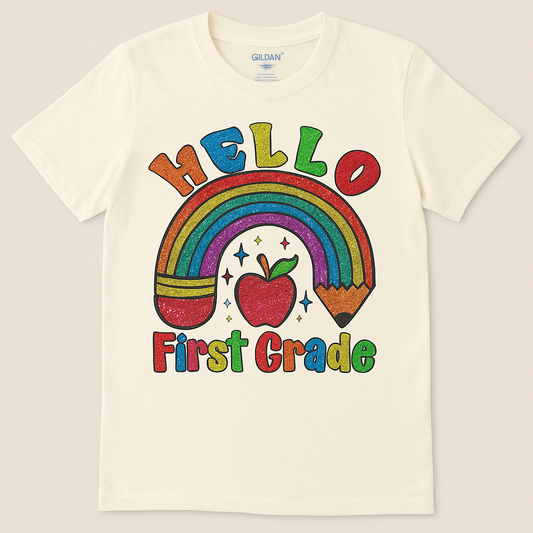 Hello Grade Level Pencil Tee